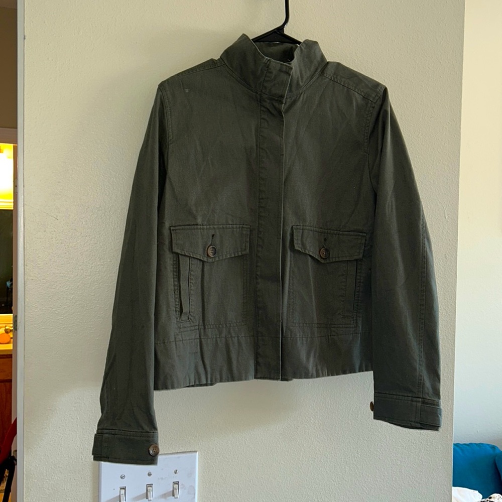 NWT GAP Factory olive green jacket. Size M